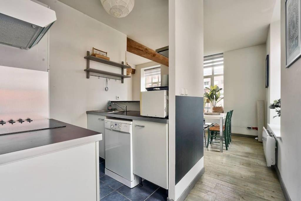 Appartement Lumineux Et Calme Parking Gratuit Лилль Экстерьер фото