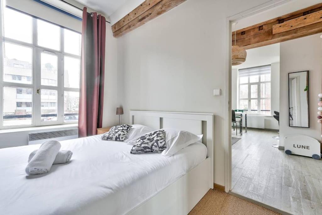 Appartement Lumineux Et Calme Parking Gratuit Лилль Экстерьер фото